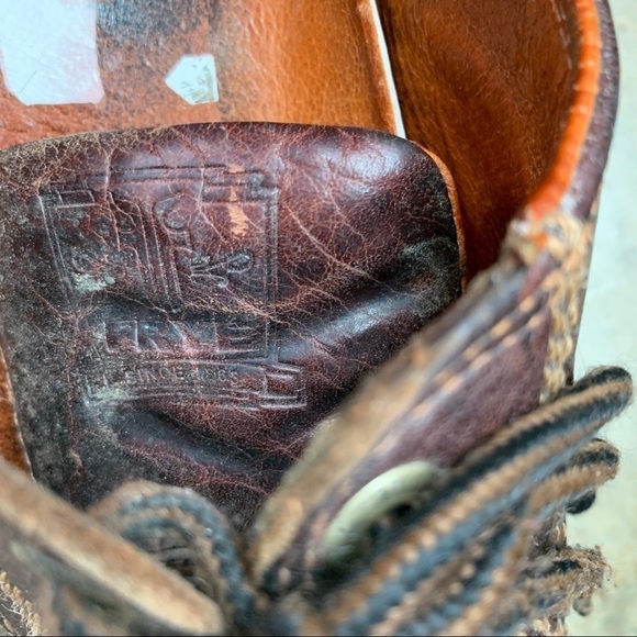 Frye Hunter Lace Leather Lace Up Casual Shoes Size 8.5 - Picture 7 of 14